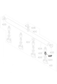 Quick disconnect nozzle support #NA153286000