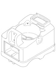 Charis lower tank – blue color  #NA151501A00