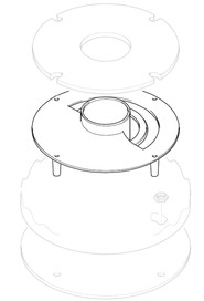 Lower motor flange  #NA152010000