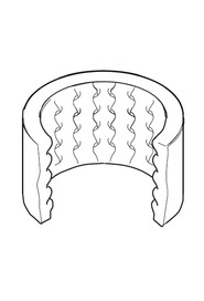 Lower soundproofing cilinder  #NA151320000