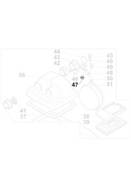Nut es. 4 ma uni 5587 ottone  #NA155230000