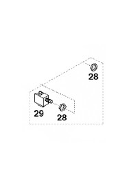 Micro-switch, complete with support and 2 nuts (cod.277+231)   #NA15231C000