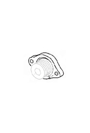 Stainless steel bearing with support – diam .17 mm (from s/n. 34040) #NA154320100