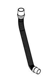 25mm x 455mm lg dump hose #NA208938000
