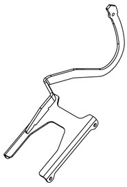 Deck link & pedal arm weld assy #NA304513000