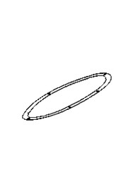 Cro control panel gasket (lower) #NA203040000