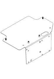 Cro charger support plate assy cro nord 15a charger support plate assy #NA392458000