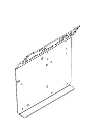 Pcb & idrive support plate  #NA392420000