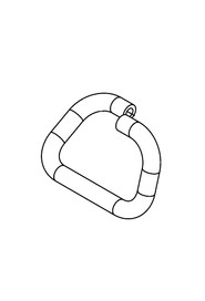 Cro filter to pump tube 300mm lg  #NA391525000