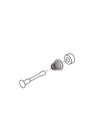Set of valve shaft with accessories #NA114100000