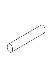 Inox handle tube base 350 #NA203500000