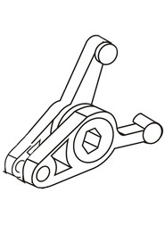 Knurled shaft #NA113800000