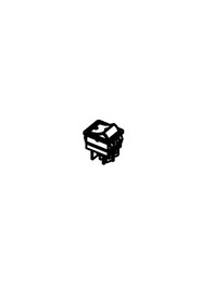 Green rocker switch (white print) 0-1 #NA220582000