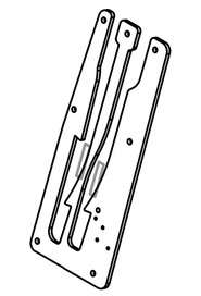 Deck lift guide (zinc plated) #NA404118000