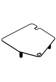 Castor plate (righthand side)  #NA303980000