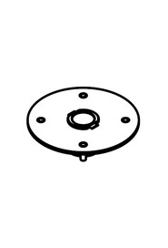 Brush motor pulley plate weld assy zinc plated #NA904836000