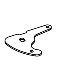 Tensioner pivot plate zinc plated #NA903619000