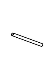 M10 x 140mm long stainless steel threaded bar #NA905316000