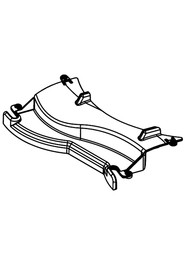 Twin brush centre deck moulding #NA905071000