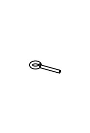 M8 x 80mm eye bolt zinc plated #NA903422000