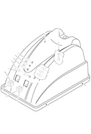 Plastic body cover  #NACA116A000