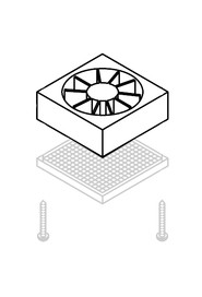 Cooling fan for JS1600C #NA00PE40006