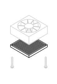 Protection grill for fan  #NAPE4001600