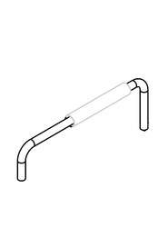Clear pvc hose cut to length (1200mm) ttv678 #NA391514000