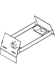 Nutserted top charger tray weld assembly painted silver grey  #NA404190000