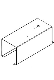 Nutserted charger spacer box painted silver grey chargerless machines #NA304497000