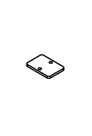 3mm black sbs connector spacer chargerless machines #NA392370000