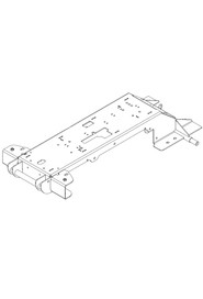 Chassis welded assembly (painted anthracite grey)  #NA404038000