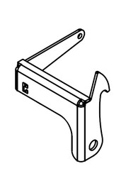 Brush deck foot pedal latch  #NA329849000