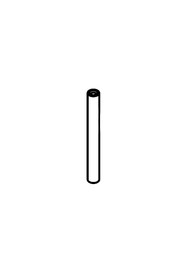 87mm long aluminium spacer  #NA208804000