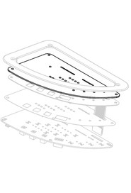 Ride on display panel membrane (pedal version)  #NA208048000