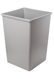 Untouchable 3959 Square Waste Container #RB003959GRI
