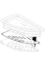 Pcb cover 3m double sided adhesive  #NA208343000