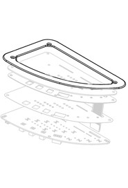 Domed pcb outer seal  #NA208378000