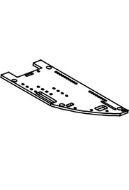 Plastic pcb support plate #NA392151000