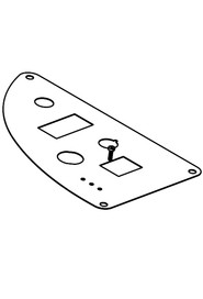 Key & e-stop overlay (charger leds) ttv678/300t on-board charger #NA208833000