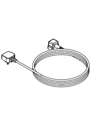 10.0m x 18awg x 2 core yellow cable (socket + plug) csa csa machines #NA236025000