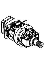 Complete brush motor #NA801096000