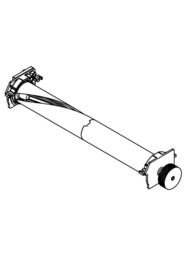 Brush with pulley, pin and flanges #NA801098000