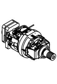 Complete brush motor #NA801060000