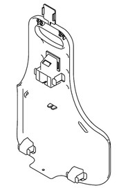 Back support moulding (short)  #NA206504000