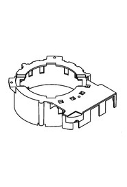 Rsv motor housing (inserted & drilled)  #NA325375000