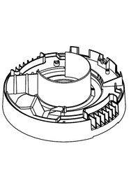 Top motor housing (printed grey numatic) #NA325512000