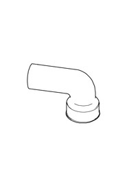 Large elbow 90° without gasket  #NA153100000