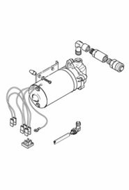 Pump 220-240v 50-60 hz 100 psi+ rectifier 27935 + fittings + metal coupling #NA643CM0000