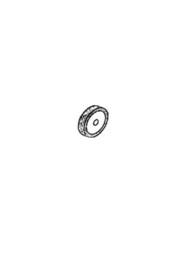 Rear wheel ghibli jvac as6 yellow #JB251001900